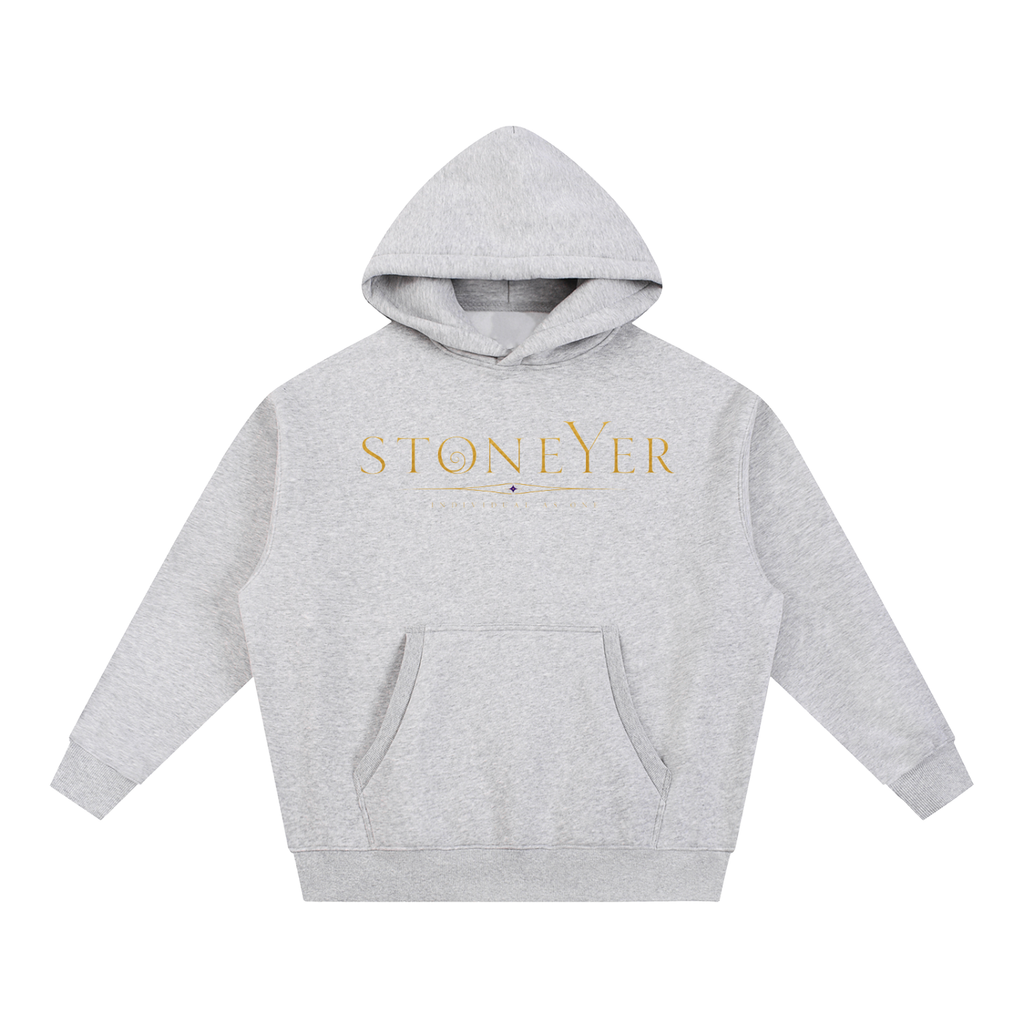 StoneYer See Balance Essential Oversized Fleece Hoodie