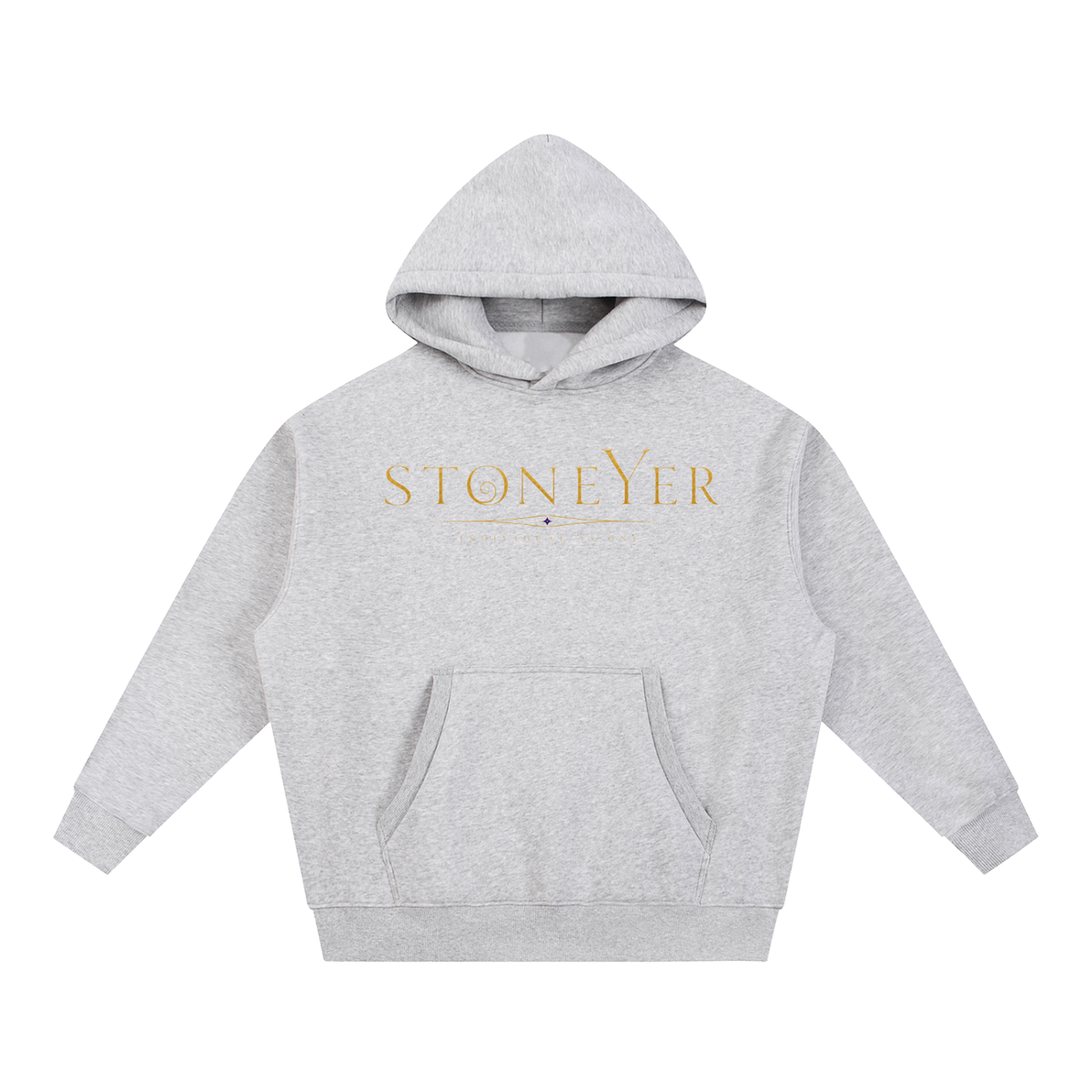 StoneYer See Balance Essential Oversized Fleece Hoodie