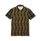 StoneYer Unity Is Gold Eagle & Serpent Geometric Polo