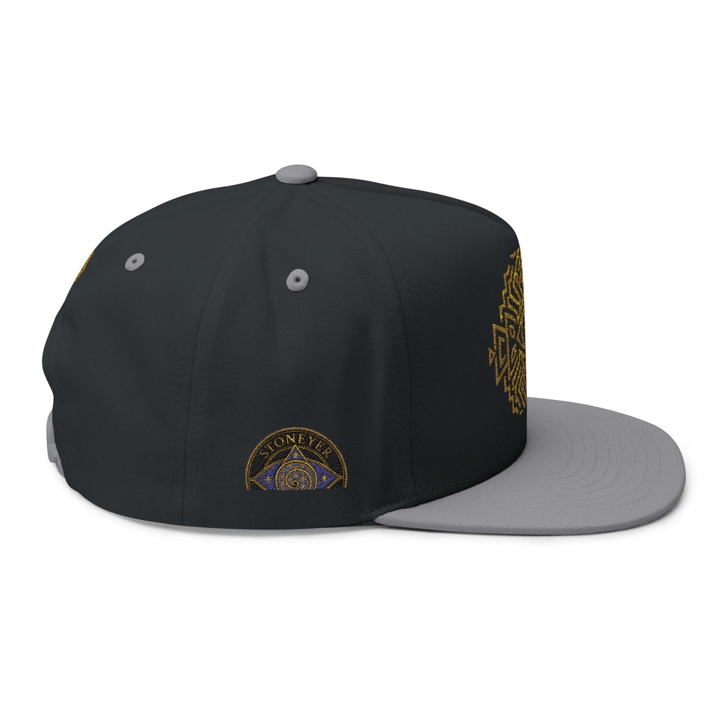 StoneYer Grounded Power Symbol Flat-Bill Cap