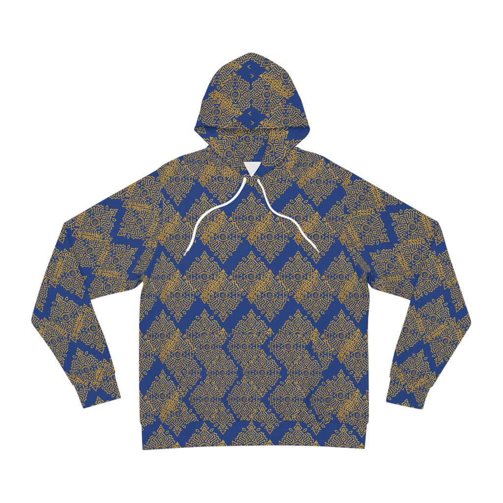StoneYer Power Spiral Hoodie | Indigo & Gold