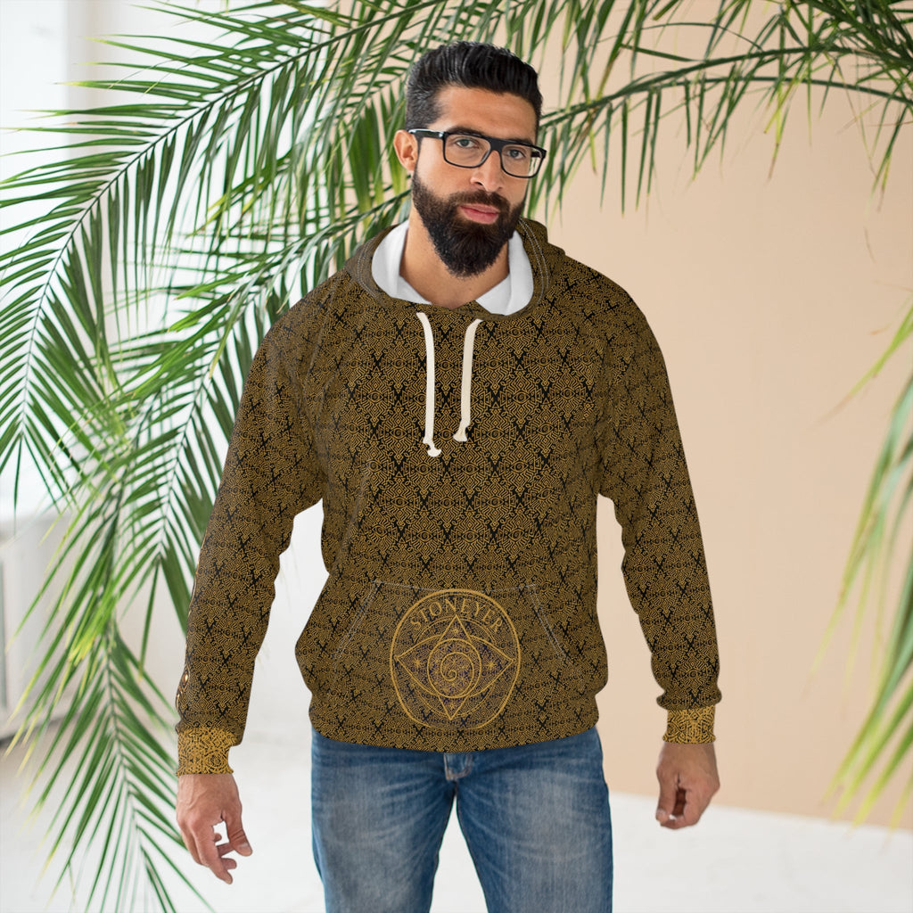 StoneYer Noble Power Geometric Pullover Hoodie