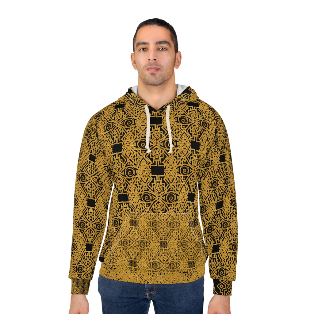 StoneYer Unity & Balance Gold Geometric Hoodie