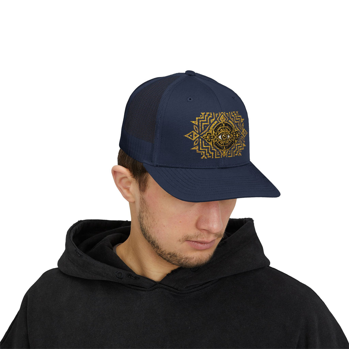 StoneYer Symbol Snapback Trucker Cap