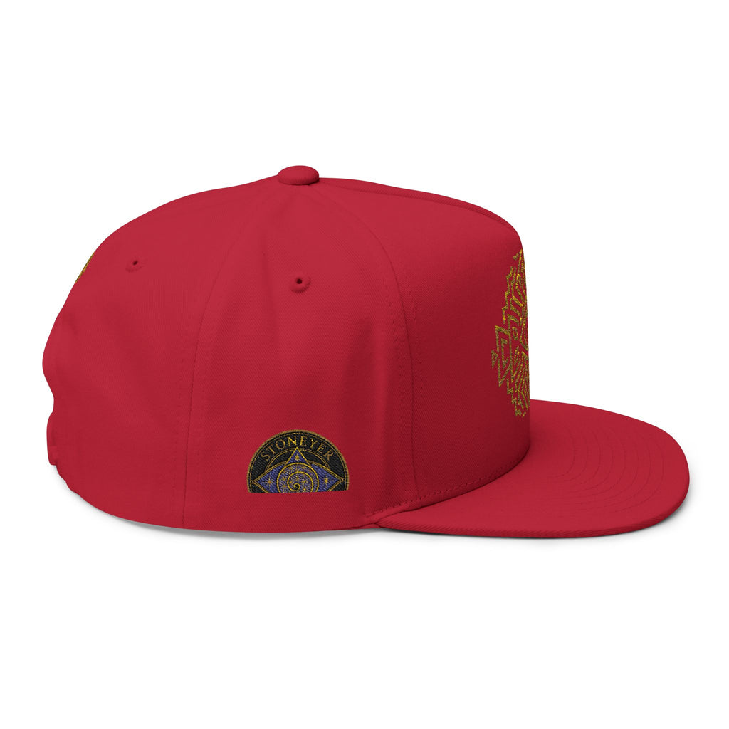 StoneYer Grounded Power Symbol Flat-Bill Cap