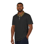 StoneYer Gold Geometry White Polo