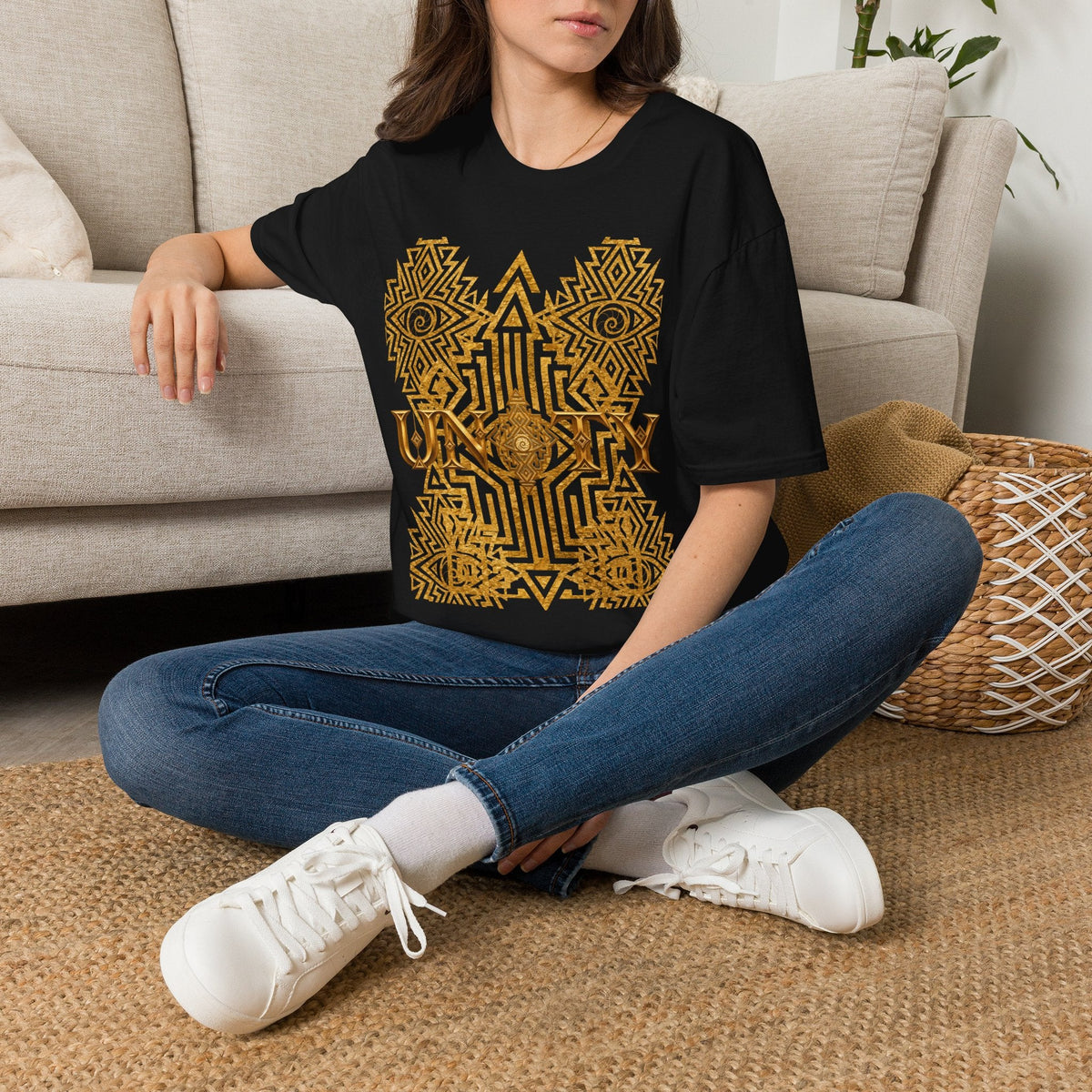 StoneYer Masculine Protection Geometric T-Shirt