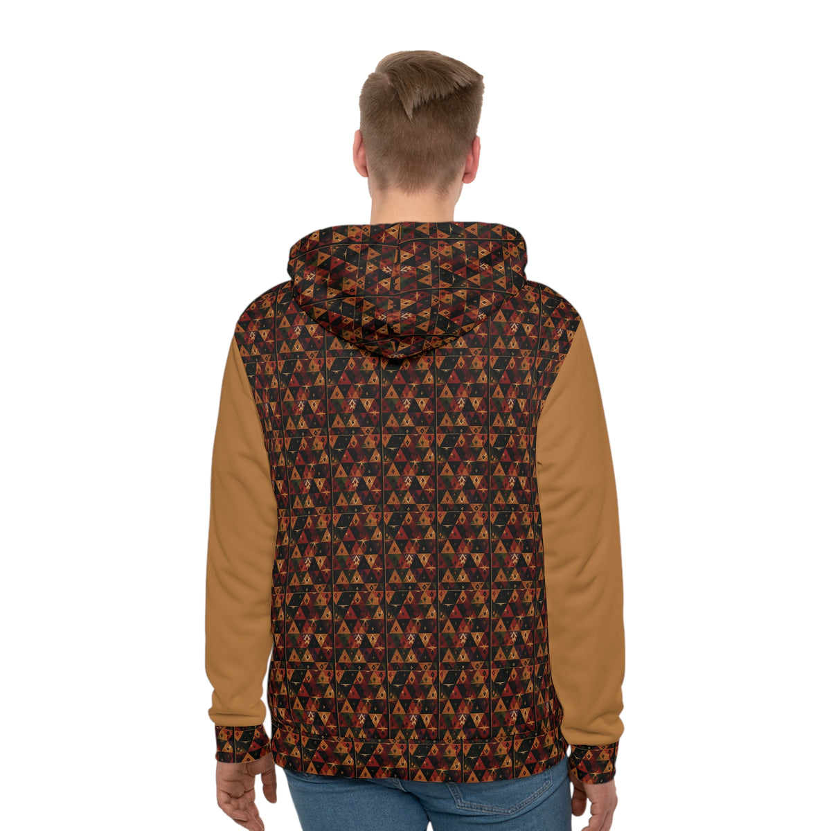 StoneYer Andes & Tigre-Inspired Ancestral Geometry Hoodie
