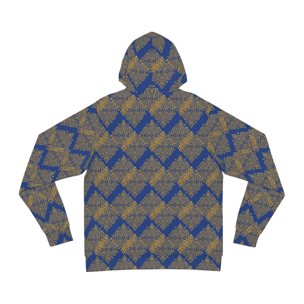 StoneYer Power Spiral Hoodie | Indigo & Gold