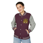 StoneYer Mystic Eye Letterman Jacket | Vintage Gold