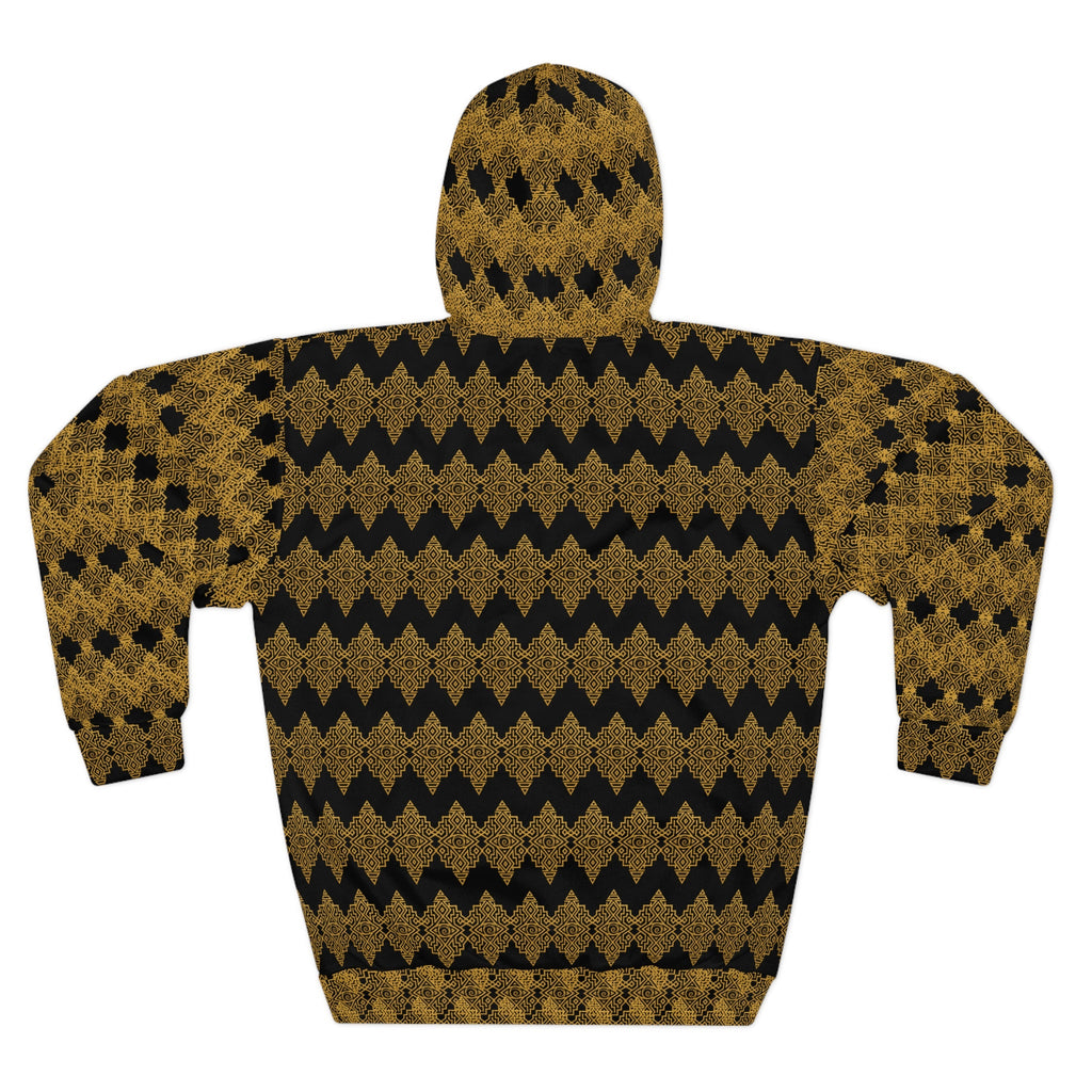StoneYer Unity Gold & Black Geometric Hoodie