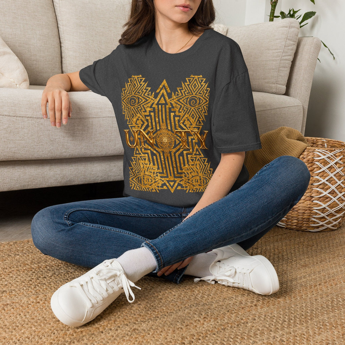 StoneYer Masculine Protection Geometric T-Shirt