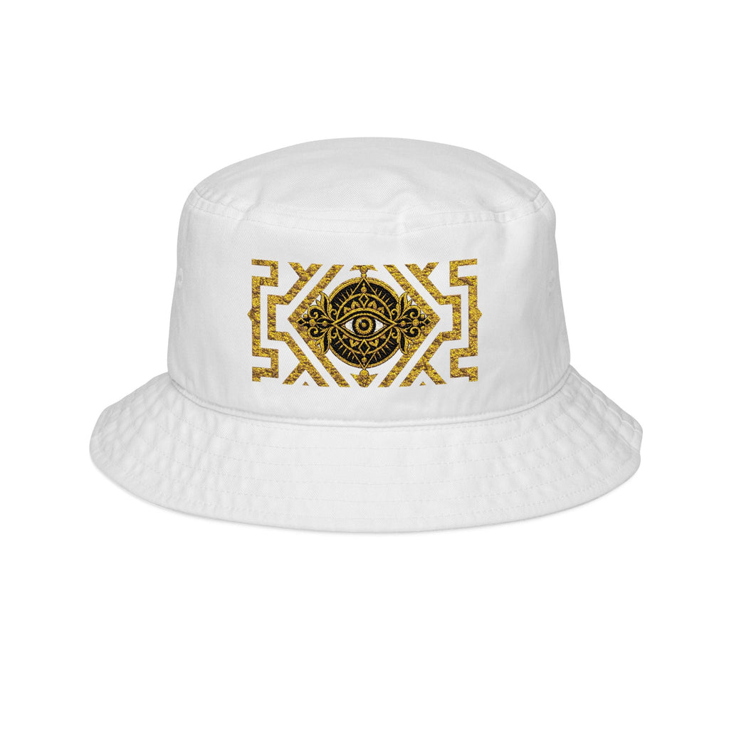 StoneYer Protection Medallion Bucket Hat | Gold