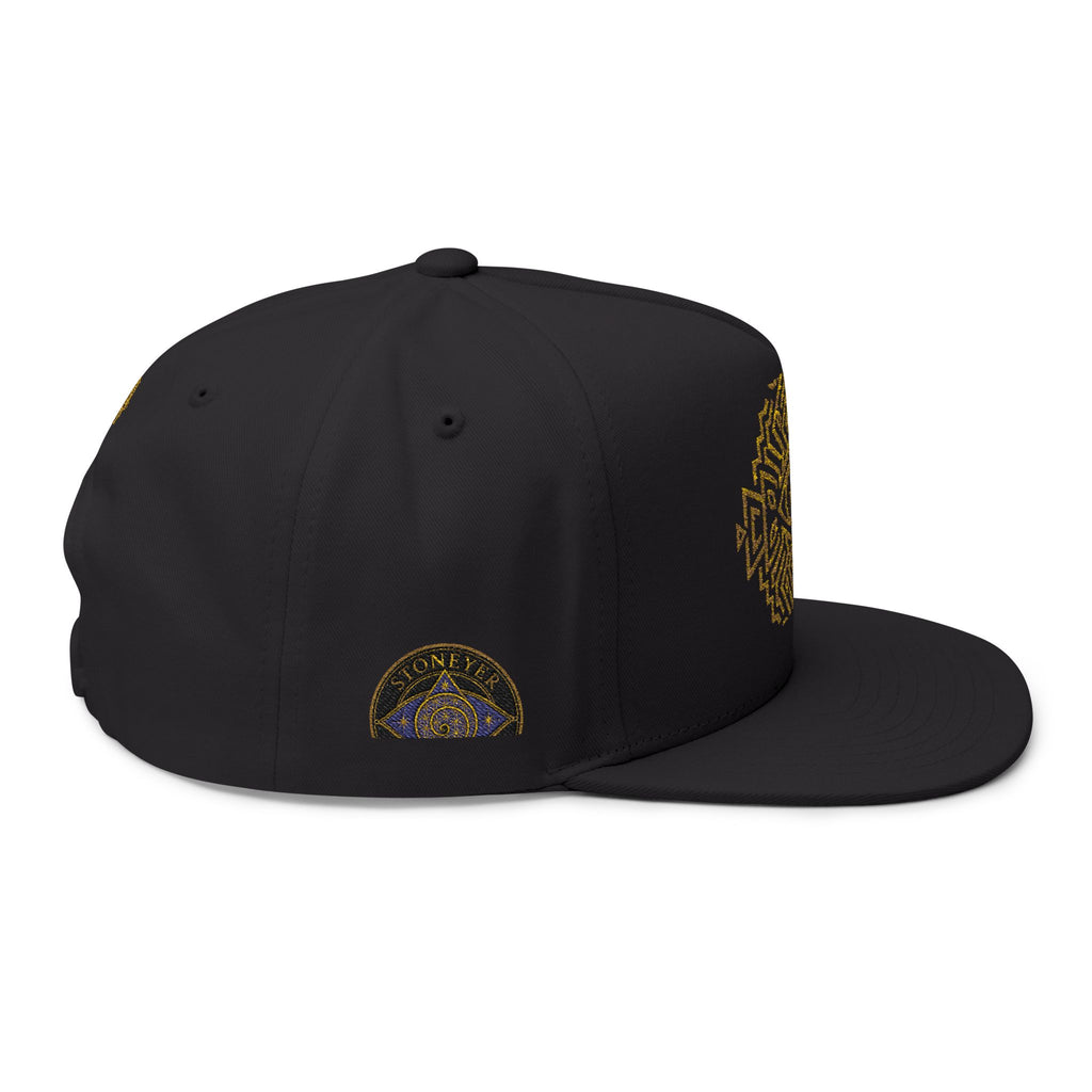 StoneYer Grounded Power Symbol Flat-Bill Cap