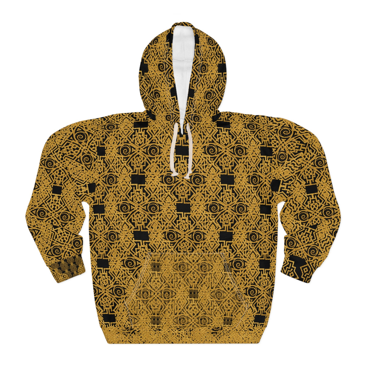 StoneYer Unity & Balance Gold Geometric Hoodie