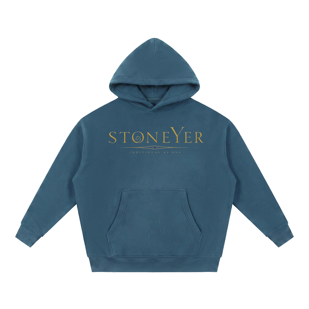 StoneYer See Balance Essential Oversized Fleece Hoodie