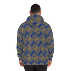 StoneYer Power Spiral Hoodie | Indigo & Gold