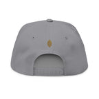 StoneYer Geometric Eye Embroidered Flat-Bill Cap