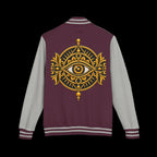 StoneYer Mystic Eye Letterman Jacket | Vintage Gold