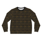StoneYer Adinkra-Inspired Black & Gold Symbol Sweatshirt