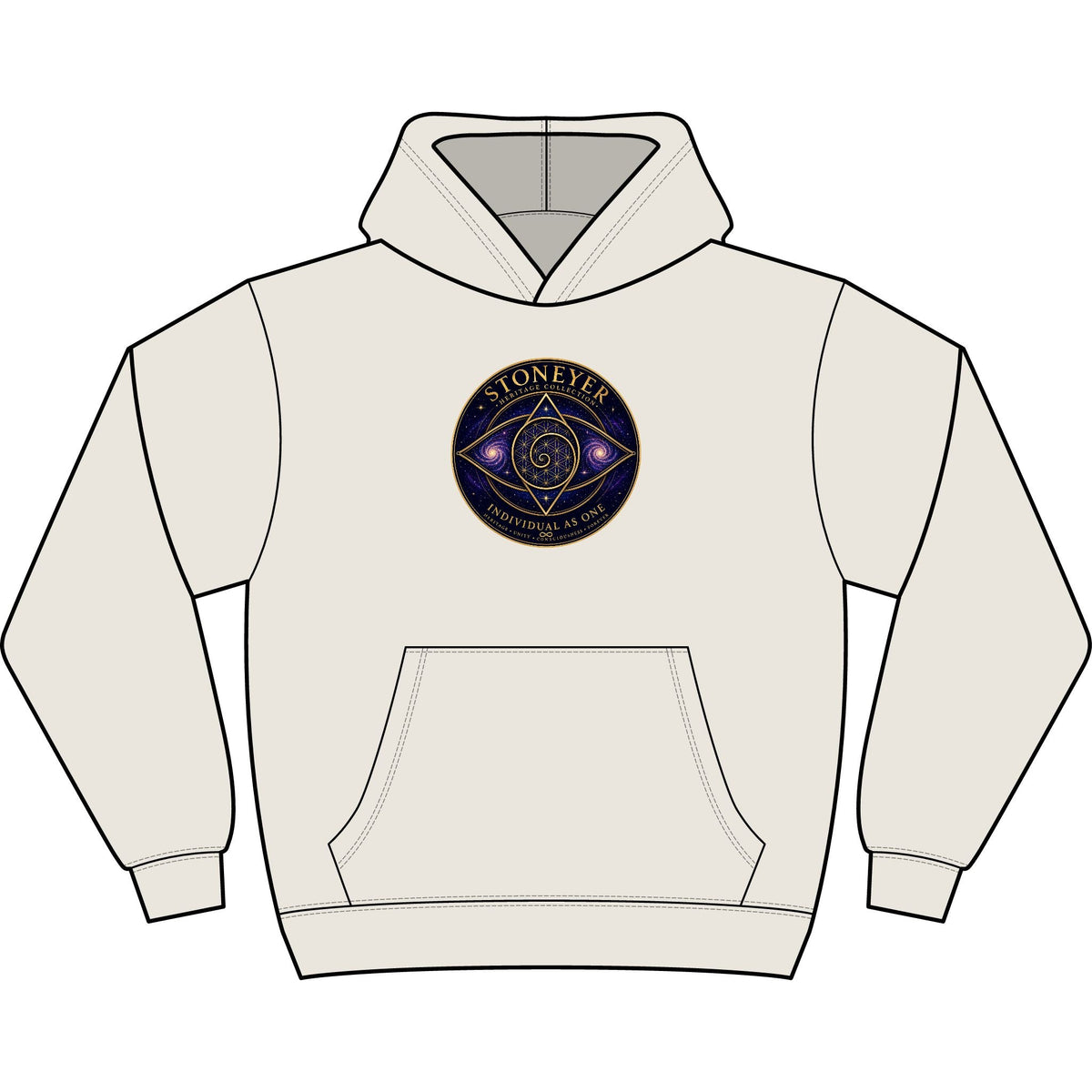 StoneYer Mystic Geometry Emblem Hoodie
