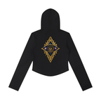 Women's Slim Cropped Full Zip Hoodie