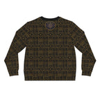 StoneYer Adinkra-Inspired Black & Gold Symbol Sweatshirt