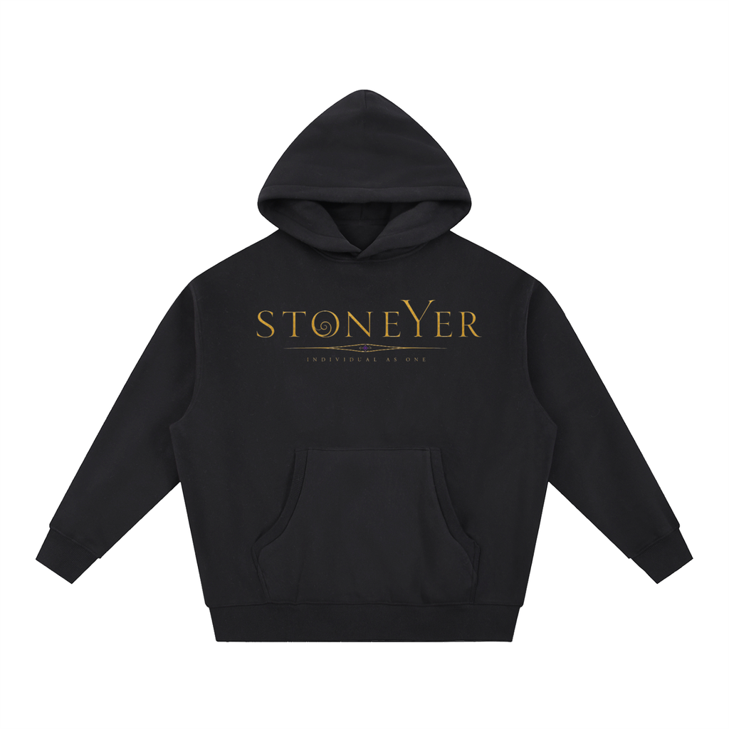 StoneYer See Balance Essential Oversized Fleece Hoodie