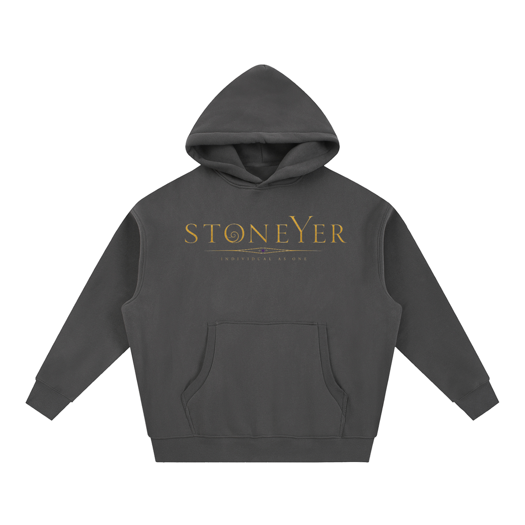 StoneYer See Balance Essential Oversized Fleece Hoodie