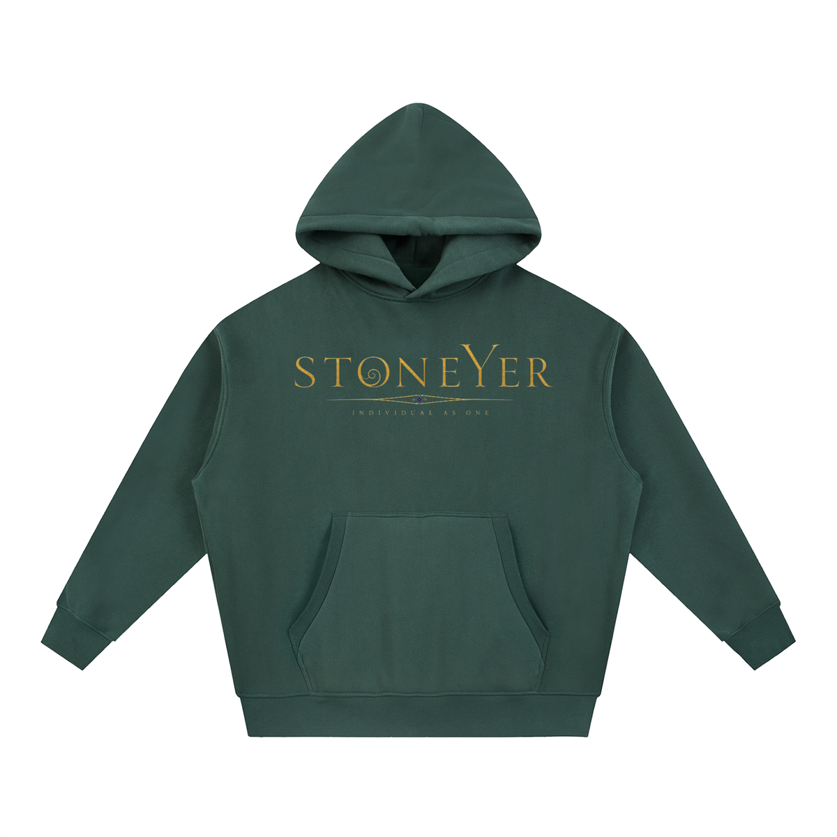 StoneYer See Balance Essential Oversized Fleece Hoodie